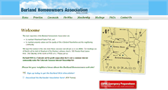 Desktop Screenshot of burlandhomeowners.org